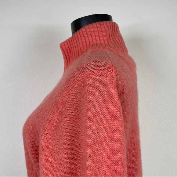 Tommy Bahama 100% Cashmere Orange Pullover Medium - Picture 6 of 12